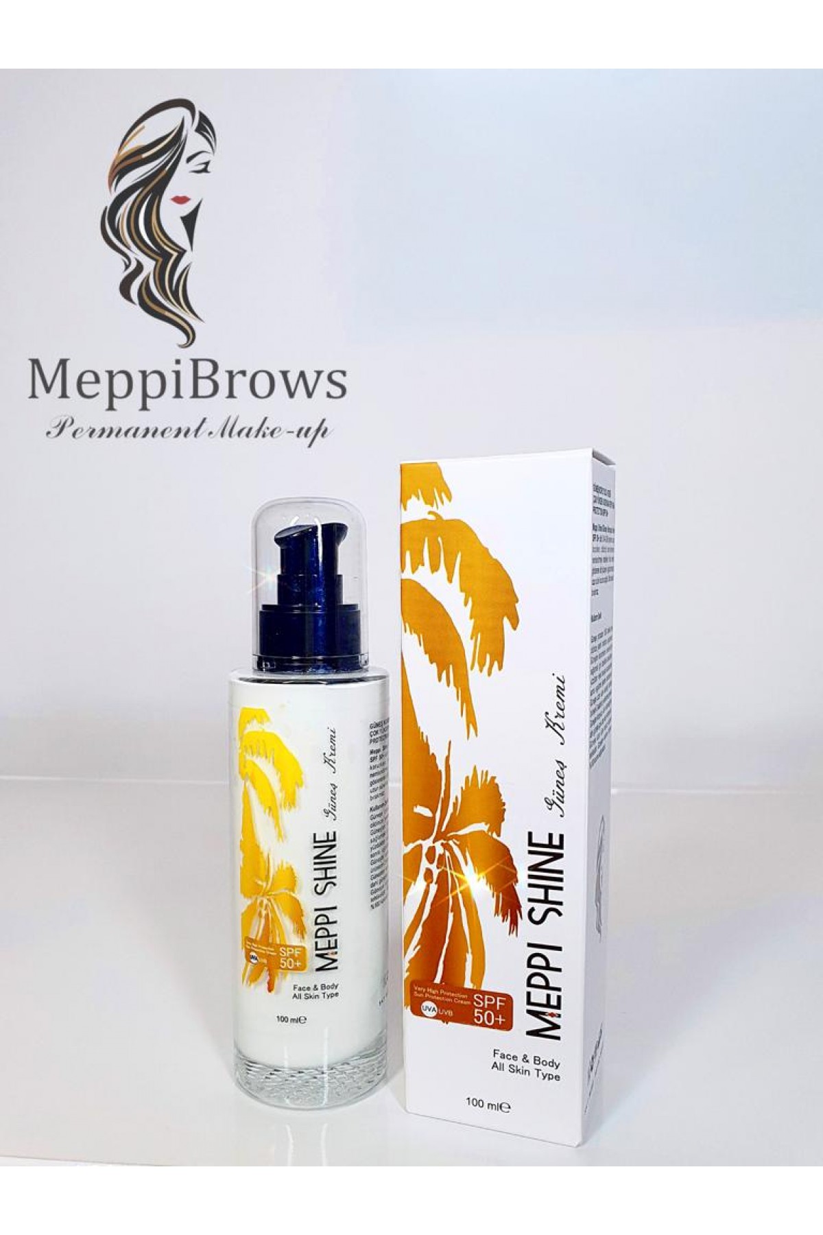 MeppiShine Güneş Kremi +50 SPF 100 ML