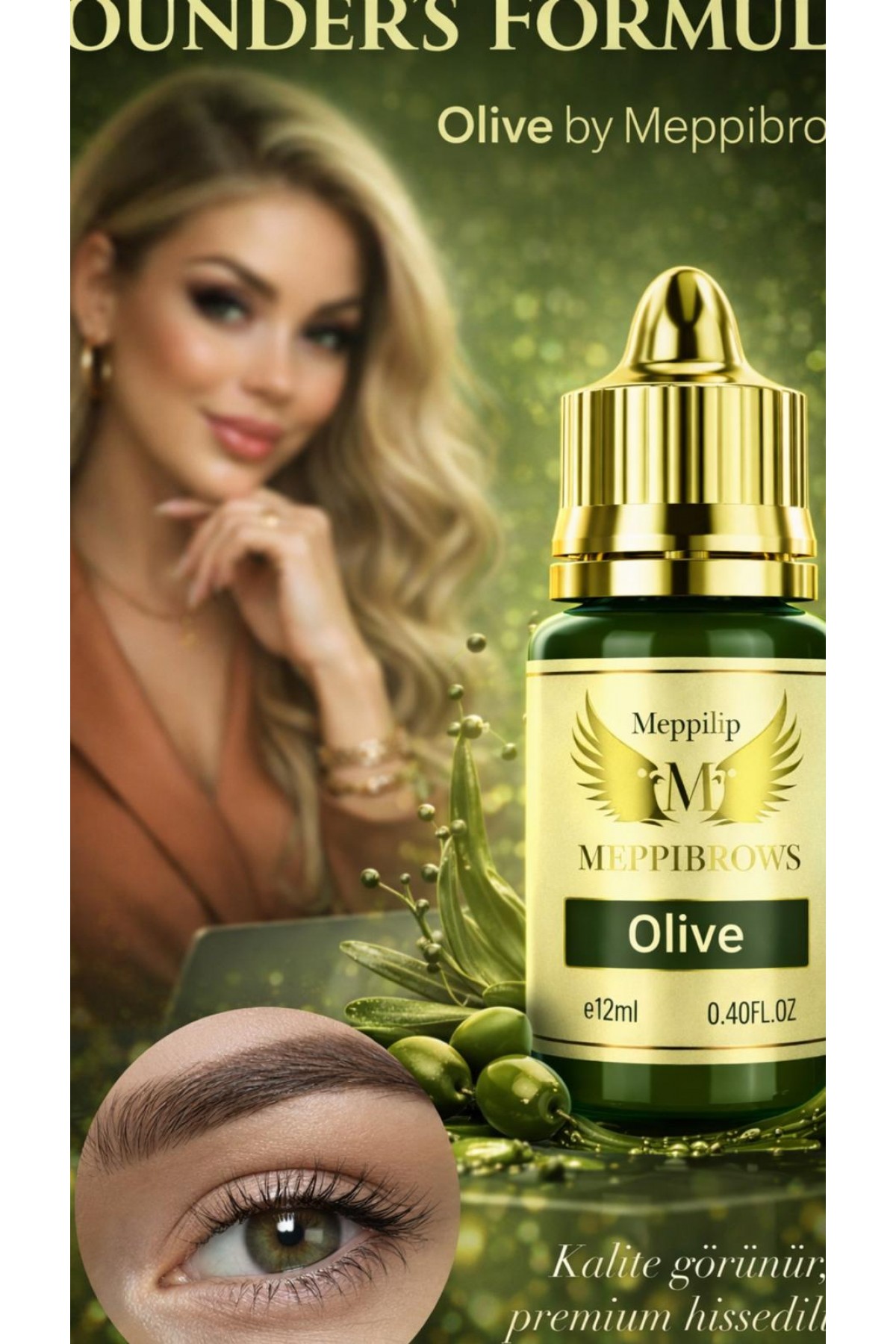 MeppiBrows Pigment Olive