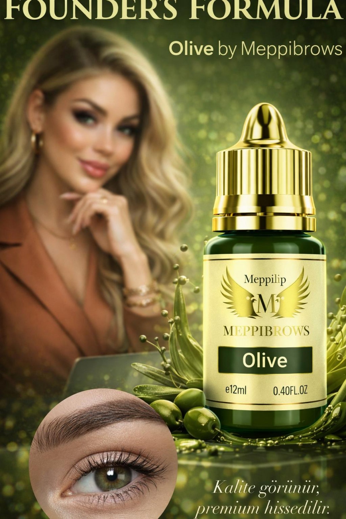 MeppiBrows Pigment Olive