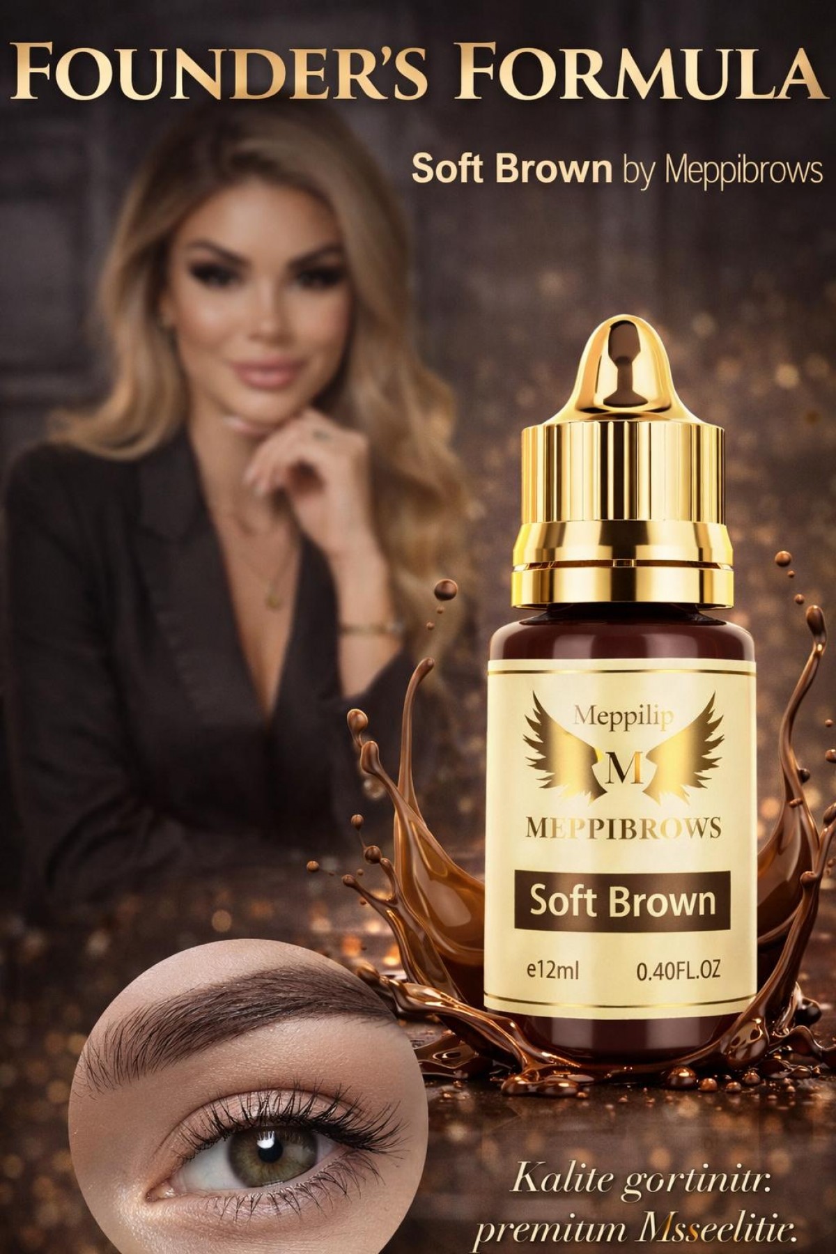 MeppiBrows Pigment Soft Brown