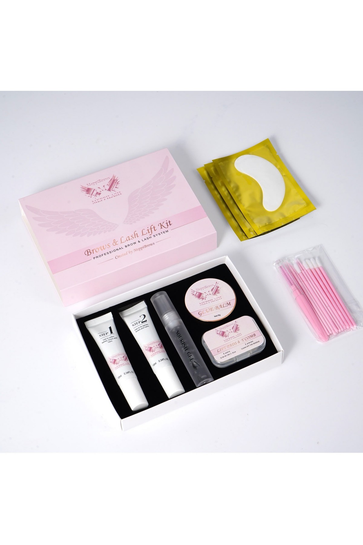MeppiBrows Lifting Laminasyon Seti  - KAHVE BOYA HEDİYELİ
