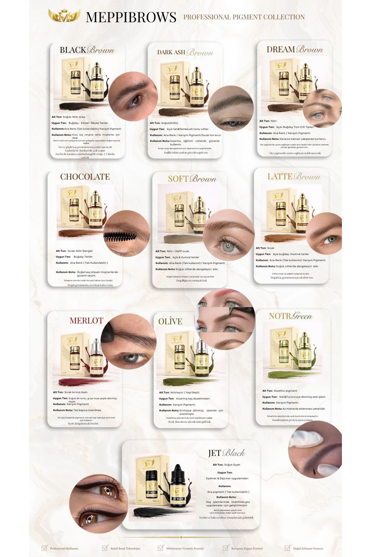MeppiBrows Pigment Merlot